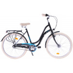 Mestský bicykel 26" Romet POP ART 3-prevody Čierna 19"